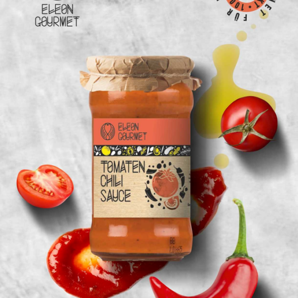 Tomaten Chili Sauce - 100% Naturprodukt Vegan