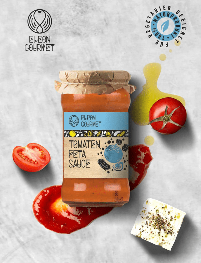 Tomaten Feta Sauce - Vegetarisch, 100% Naturprodukt