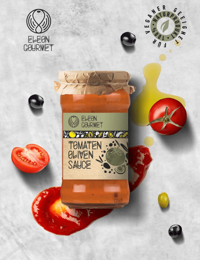 Tomaten Oliven Sauce - Vegan, 100% Naturprodukt