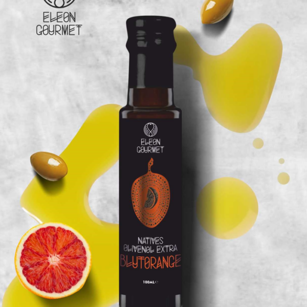 Natives Olivenöl extra mit Blutorange 100ml