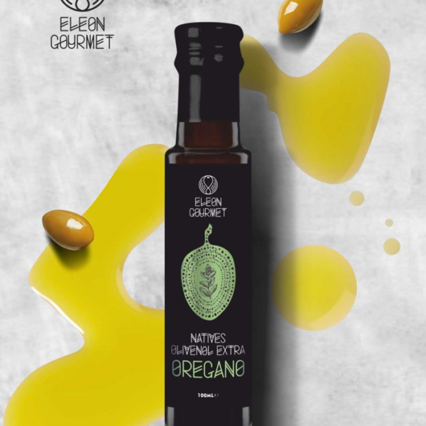 Natives Olivenöl extra mit Oregano - 100ml