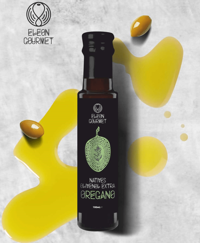 Natives Olivenöl extra mit Oregano